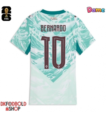 Portugal Bernardo Silva #10 Udebanetrøje Dame VM 2026 Kort ærmer